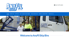 Desktop Screenshot of anyfil.com.au